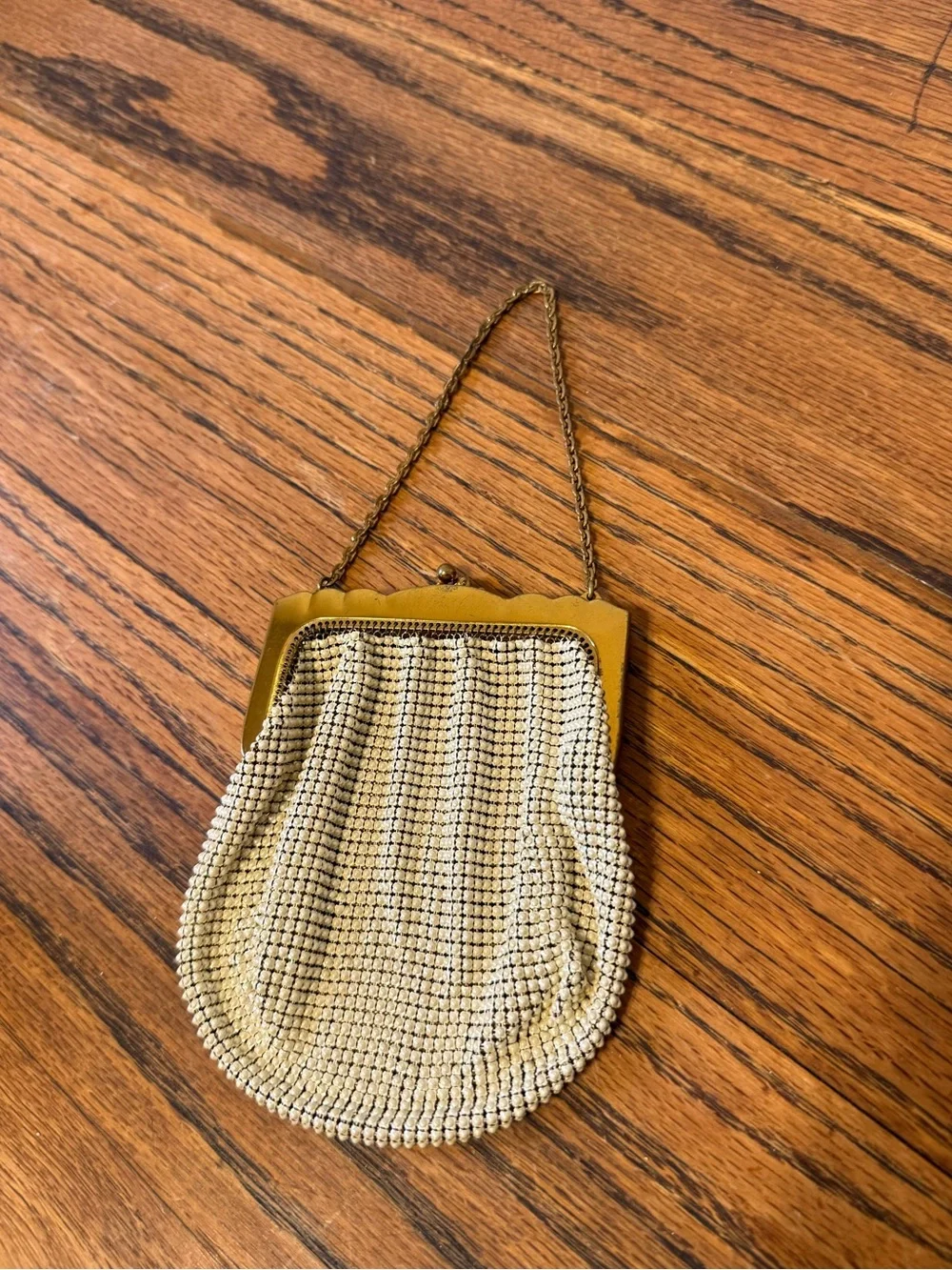 Whiting and Davis vintage 1950s small baby purse cocktail purse Cottagecore